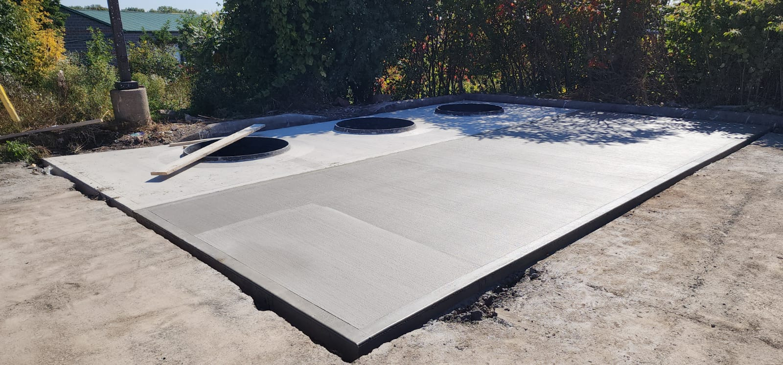 Poured Concrete Slab