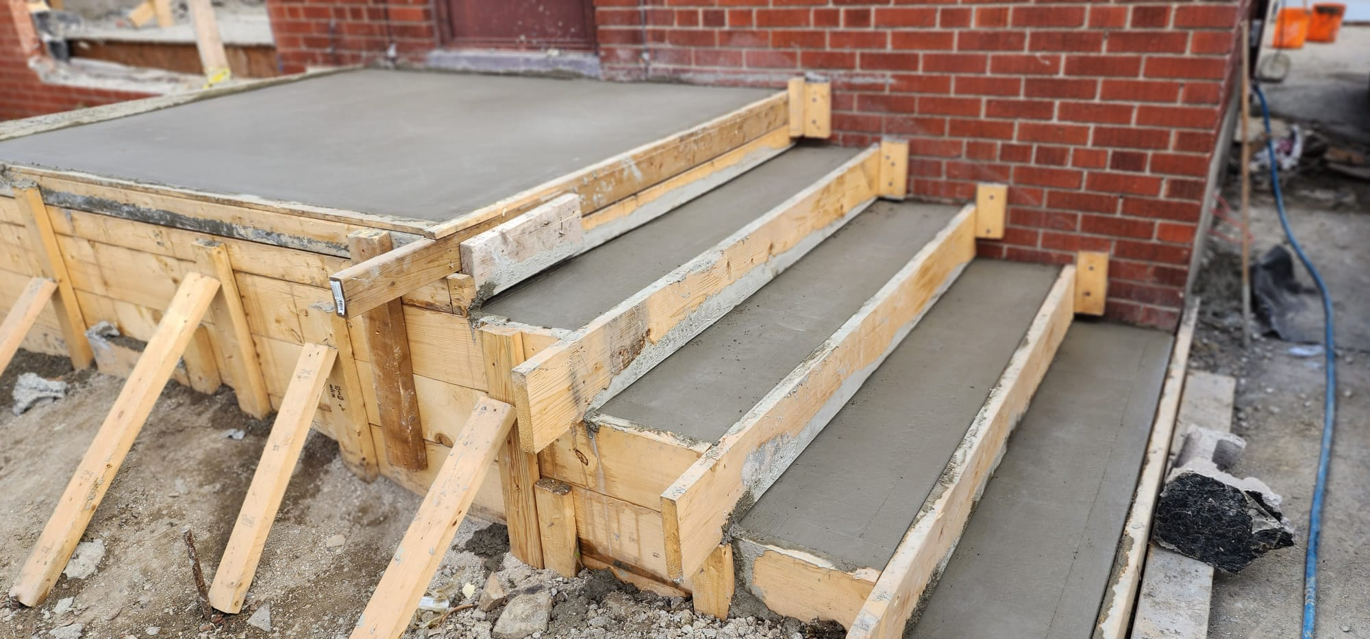 Formed Concrete Steps & Porch